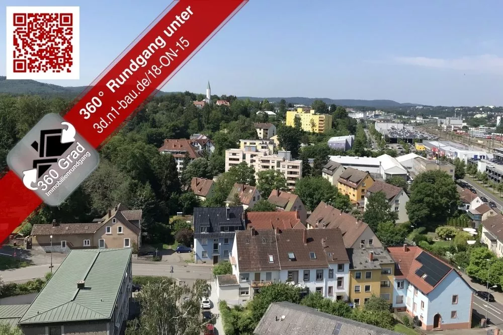 Titelbild Immobilienangebot - Kaiserslautern - Alle - Über den Dächern von Kaiserslautern. Schön geschnittene 3-Zimmer-Wohnung am Betzenberg.