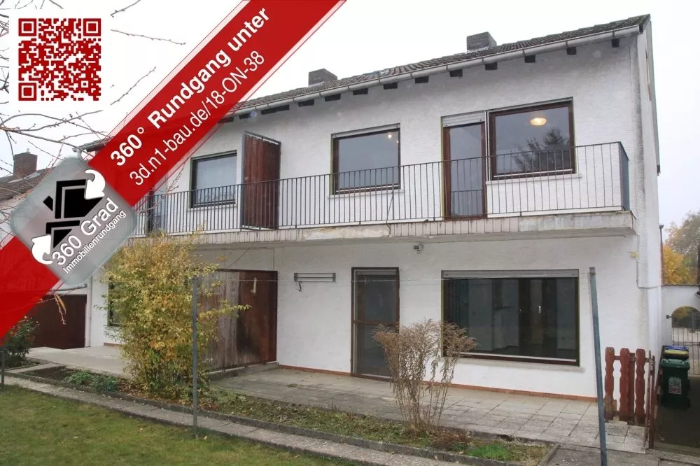 Immobilienangebot - Eppelsheim - Alle - Renovierungsbedürftige Doppelhaushalte mit Garage und Garten in gewachsenem Wohngebiet
