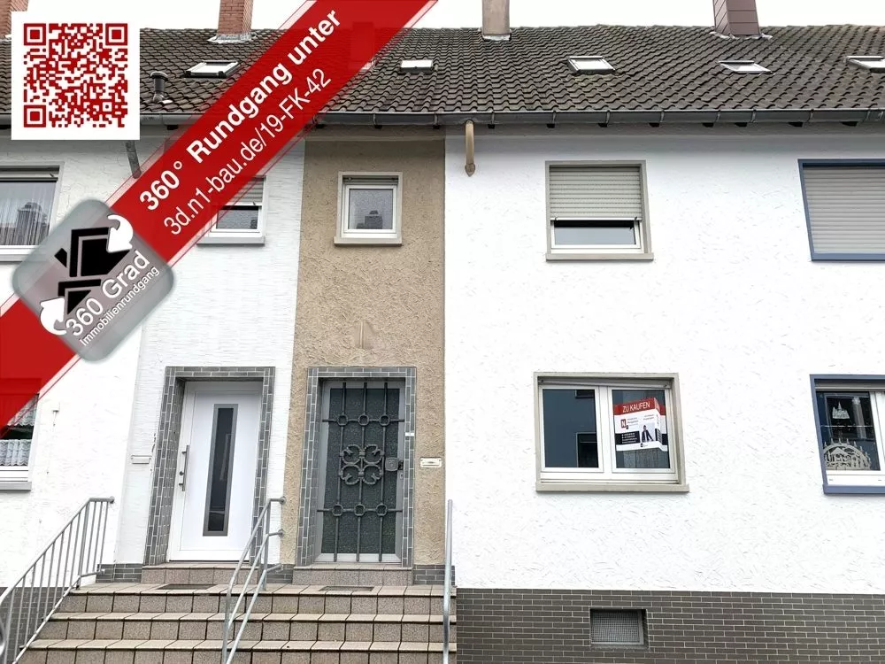 Immobilienangebot - Kaiserslautern - Alle - Nur ein Steinwurf vom Volkspark entfernt - Kleines Reihenmittelhaus mit Garten