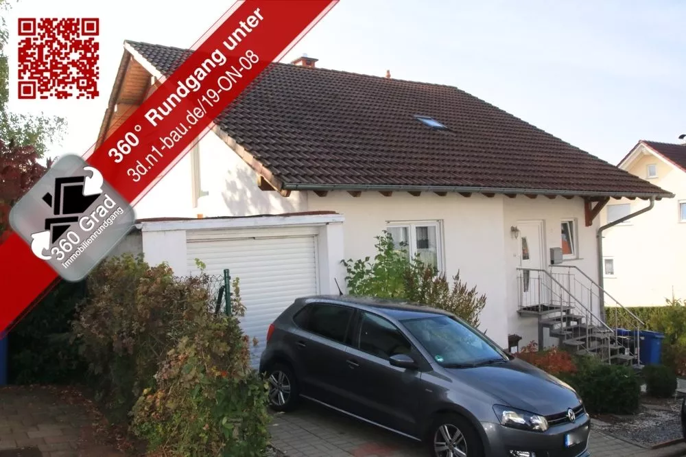 Immobilienangebot - Otterbach - Alle - Maisonettewohnung mit eigenem Garten und Carport im 2-Familienhaus