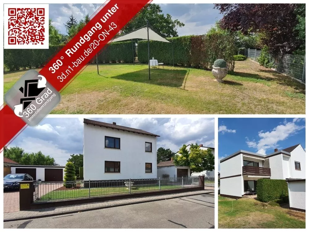 Immobilienangebot - Bobenheim-Roxheim - Alle - VERKAUF IM BIETERVERFAHREN - Top gepflegtes Zweifamilienhaus mit großem Grundstück und zwei Garagen