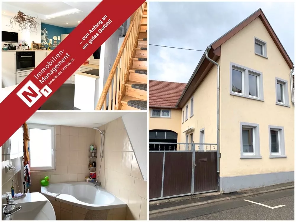 Immobilienangebot - Alsheim - Alle - VERKAUFT - Saniertes, ehemaliges Bauernhaus mit Scheune und Ausbaureserve