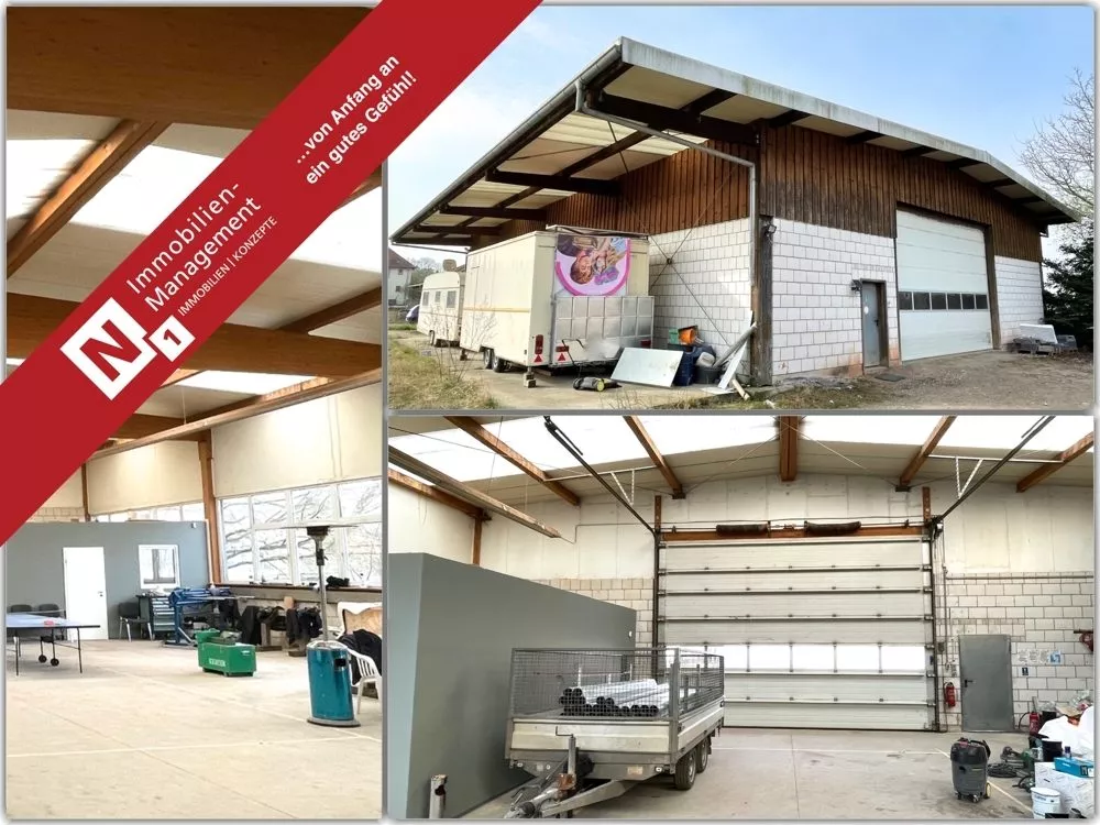 Immobilienangebot - Enkenbach-Alsenborn - Alle - 360°-Rundgang, unser Service für Sie - Vielfältig nutzbare Lagerhalle