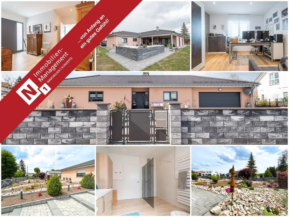 Immobilienangebot - Neunkirchen - Alle - Dolce Vita an der Blies - Toskanischer Winkelbungalow mit exklusiver Ausstattung