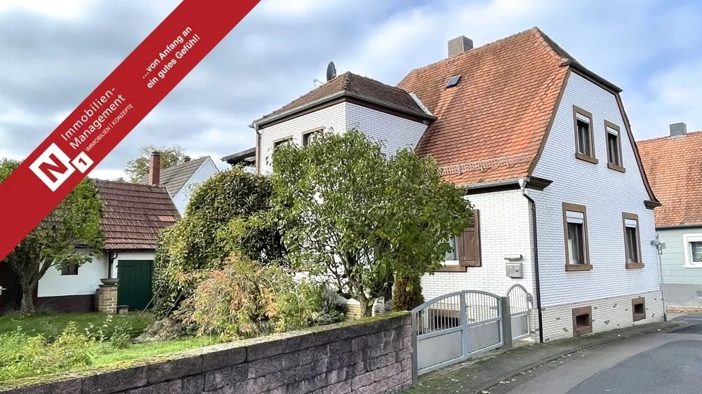 Immobilienangebot - Enkenbach-Alsenborn - Alle - 360°-Rundgang, unser Service für Sie - freistehendes Einfamilienhaus mit Garage und Garten