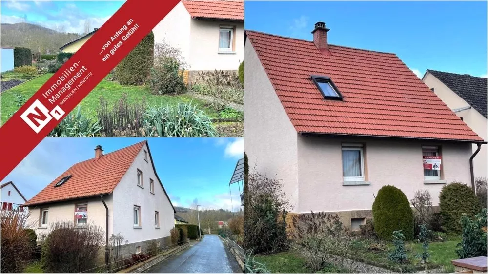 Immobilienangebot - Rockenhausen - Alle - 360°-Rundgang, unser Service Für Sie - Renovierungsbedürftiges Haus mit Garage und Garten