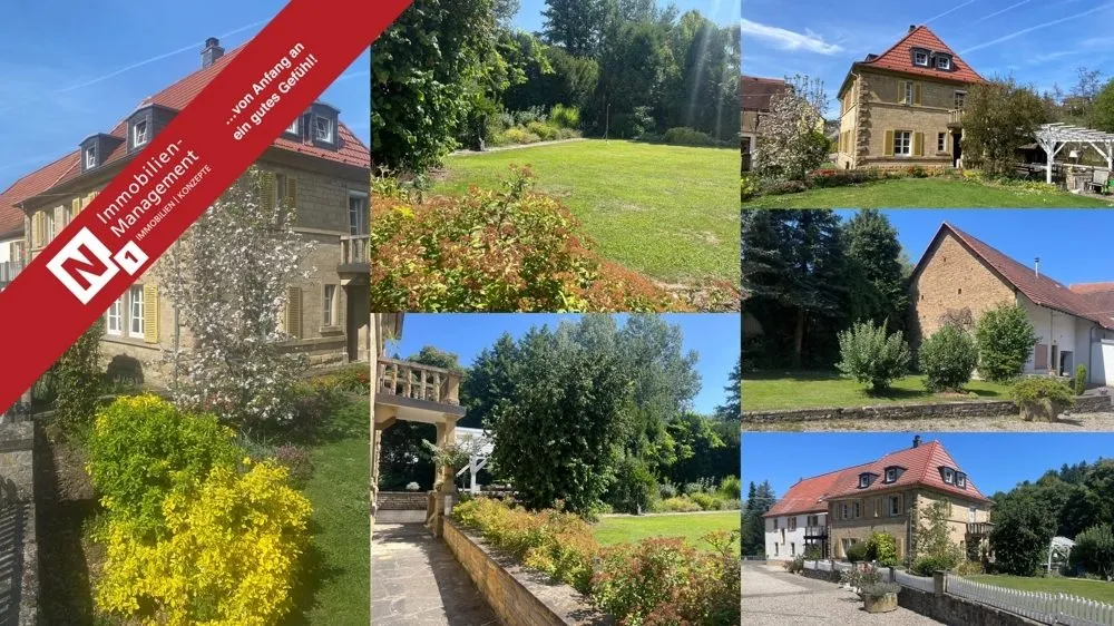Immobilienangebot - Lauterecken - Alle - Jugendstilvilla mit historischer Mühle und 2 Nebengebäuden - Wasserturbine mit Wasserrecht inklusive