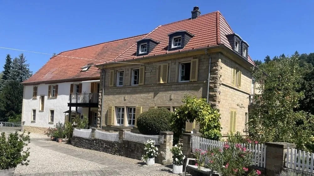 Immobilienangebot - Lauterecken - Alle - Jugendstilvilla mit historischer Mühle und 2 Nebengebäuden - Wasserturbine mit Wasserrecht inklusive