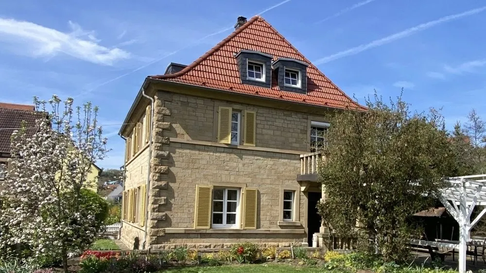 Immobilienangebot - Lauterecken - Alle - Jugendstilvilla mit historischer Mühle und 2 Nebengebäuden - Wasserturbine mit Wasserrecht inklusive