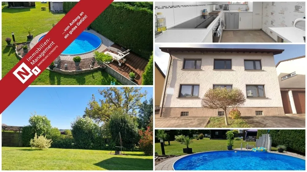 Immobilienangebot - Kirkel - Alle - Topgepflegt und attraktiv gelegen - Zweifamilienhaus mit tollem Garten, 2 Garagen und Nebengebäude