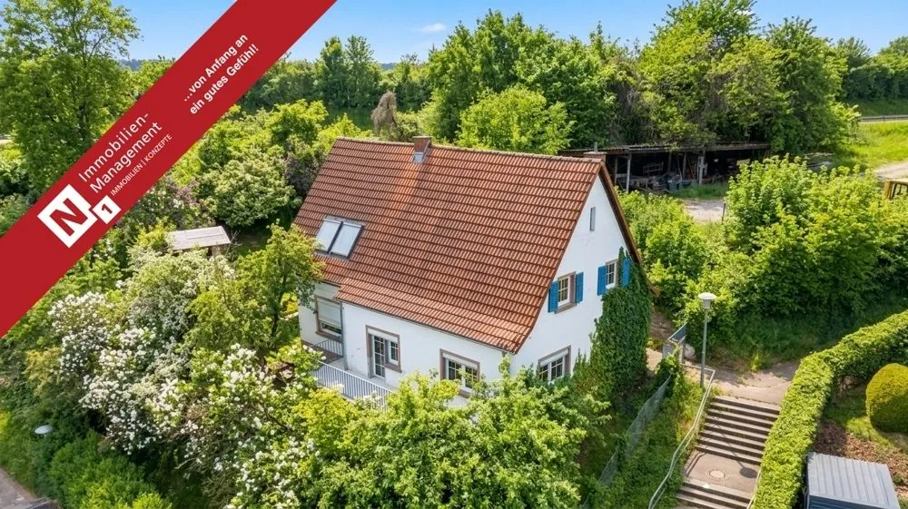 Immobilienangebot - Kaiserslautern / Morlautern - Alle - Einfamilienhaus mit Garage und großem Eigentumsgrundstück in Toplage