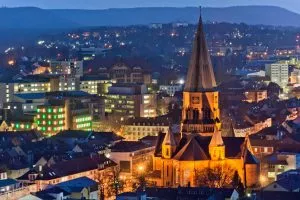 Kaiserslautern bei Nacht