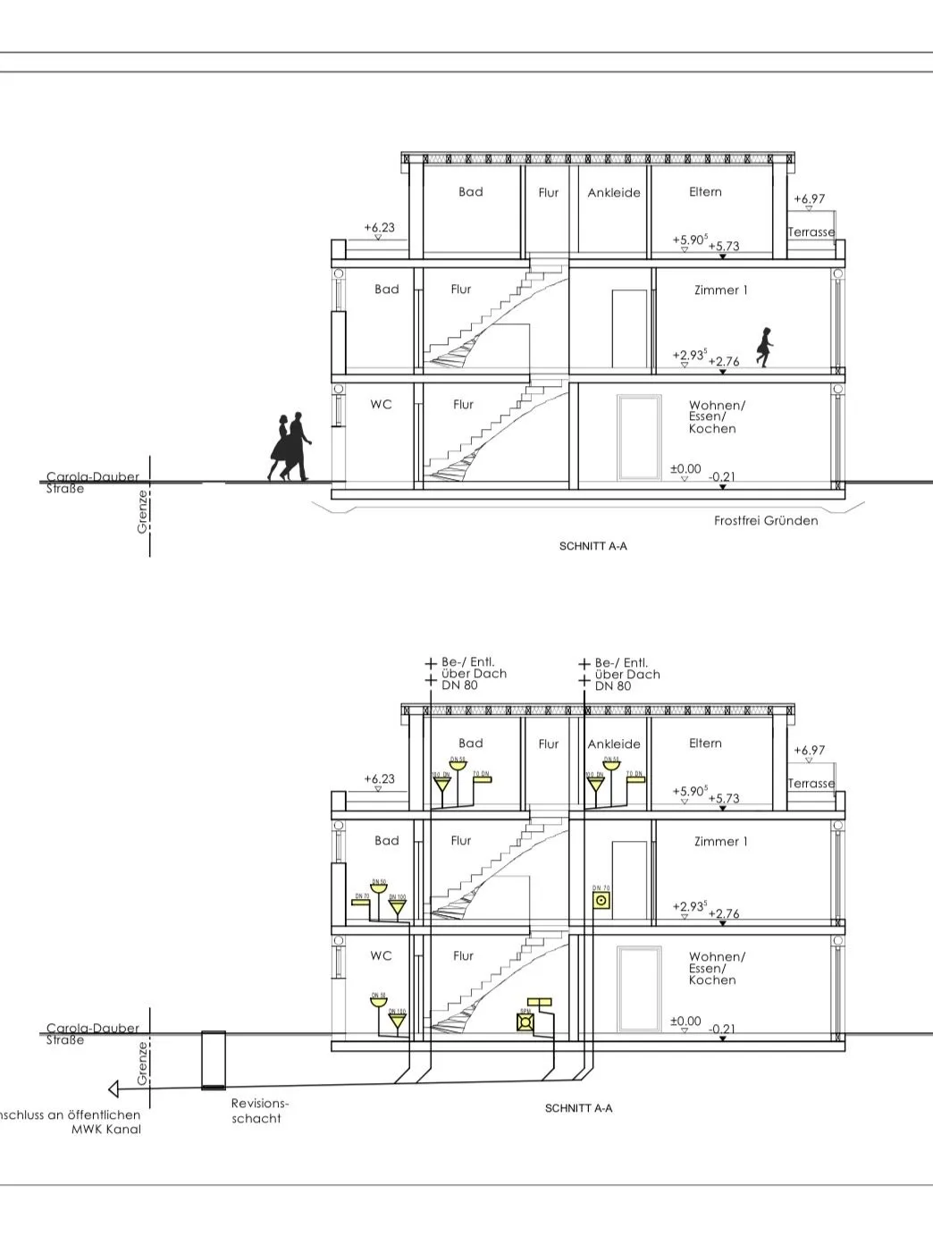 Immobilienangebot - Kaiserslautern - Bauplätze - 5 Bauplätze im Paket mit vorliegender Baugenehmigung am Fuße des Betzenbergs