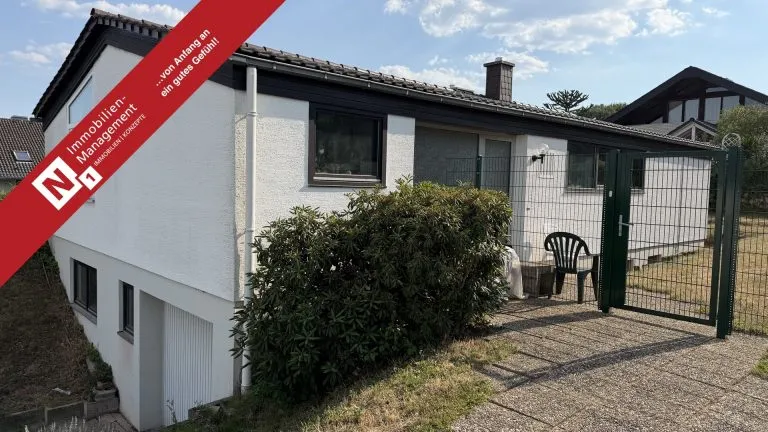 Immobilienangebot - Sippersfeld - Alle - Bungalow mit Garage und komplett eingezäuntem Grundstück