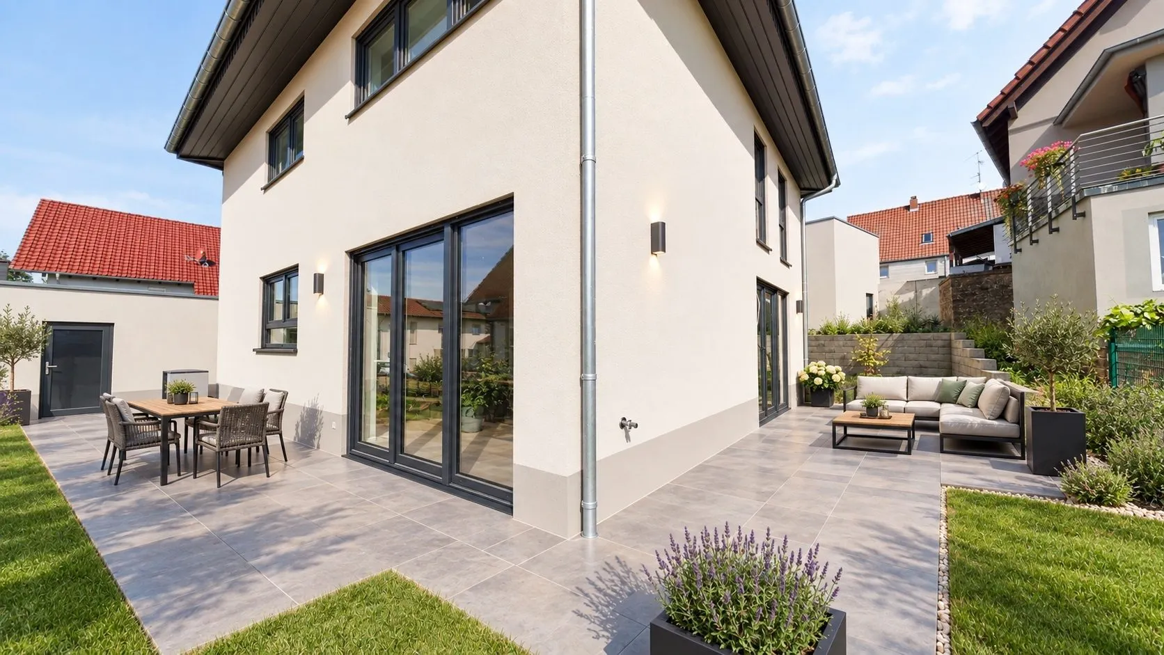 Immobilienangebot - Geiselberg - Alle - Erstbezug - Hochwertig ausgestattetes Stadthaus mit Doppelgarage
