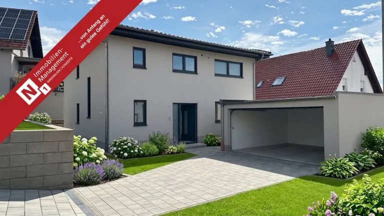 Immobilienangebot - Geiselberg - Alle - Erstbezug - Hochwertig ausgestattetes Stadthaus mit Doppelgarage