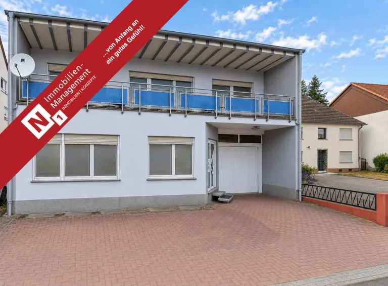 Immobilienangebot - Hütschenhausen - Alle - Wohn- und Geschäftshaus oder Zweifamilienhaus mit Garten und Carport